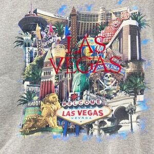 Gildan Las Vegas T-Shirt Souvenir Graphic‎ Print Tourist Tee Mens XL